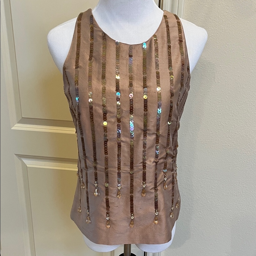 Moschino Sequin Embellished Sleeveless Top